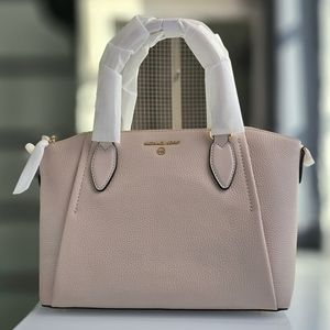 Sienna Medium Pebbled Leather Satchel